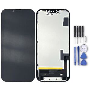 Fr Apple iPhone 16E Soft OLED LCD Display ohne Rahmen Schwarz Ersatzteil