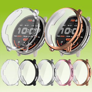 Fr Amazfit Active 2 Full Cover TPU Electroplated Smart Watch Schutz Hlle Case