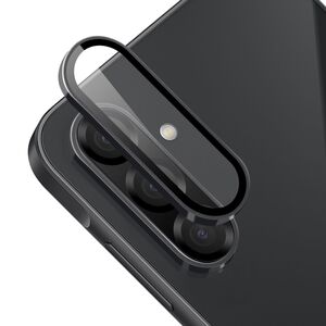 F�r Samsung Galaxy A26 / A36 / A56 Aluminium Ring + Hart Glas Schwarz