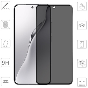 Fr Xiaomi 15 2x 2.5D 0,26mm Privacy Display H9 Hart Glas Schutz Folie