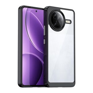 Fr Xiaomi Poco F7 Ultra Colorful Serie TPU Acryl Hybrid Hlle Schwarz