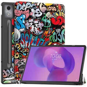 F�r Lenovo Idea Tab Pro 3folt WakeUP Smart Cover Tasche H�lle Graffiti