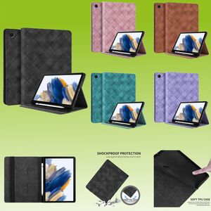 Fr Tablet Elegante aufstellbare Rhombus Muster Design Kunstleder Hlle Tasche