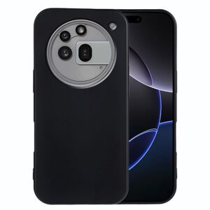 F�r Nothing Phone 3a Pro Silikon TPU Schutz H�lle Flexibel Schwarz
