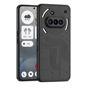 F�r Nothing Phone 3a Design Dreiteilig GKK Rundum Schutz H�lle Schwarz