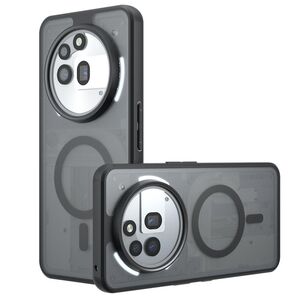 F�r Nothing Phone 3a Pro Armor MagSafe TPU + PC Schutz H�lle Schwarz