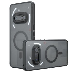 F�r Nothing Phone 3a Armor MagSafe TPU + PC Schutz H�lle Case Schwarz