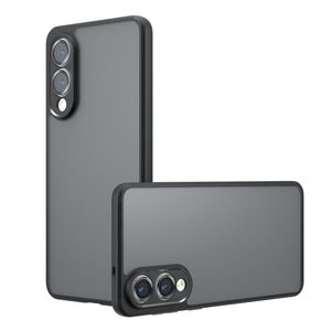 F�r Samsung Galaxy S25 Edge Armor Design TPU / PC Schutz H�lle Schwarz