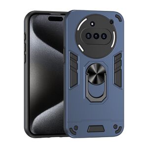 F�r Nothing Phone 3a Armor Magnet Ring Schutz Handy H�lle Case Blau