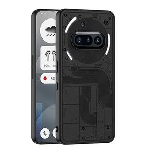 F�r Nothing Phone 3a GKK Skin Feel Kunstleder Schutz H�lle Schwarz