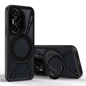 Fr Honor 300 Design Metall Silikon MagSafe Khl Schutz Hlle Schwarz