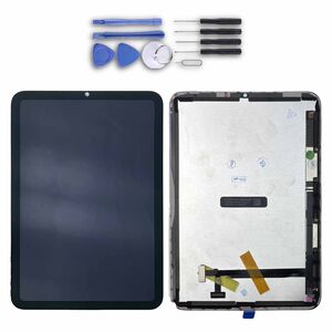 F�r Apple iPad Mini 6 LCD Display ohne Rahmen Reparatur Ersatzteil Schwarz