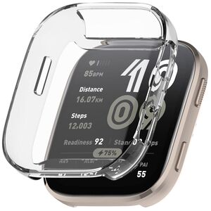 Fr Amazfit Bip 6 Electroplated Full Cover TPU Hlle Case Transparent