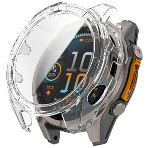 Fr Garmin Tactix 8 AMOLED 47mm Schutz Hlle + 9H Glas Transparent
