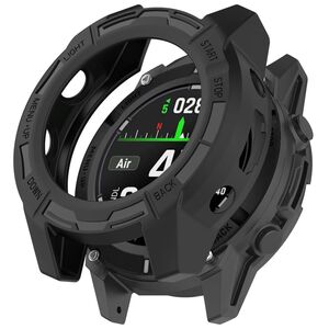 Fr Garmin Descent G2 Armor TPU Watch Schutz Gehuse Hlle Schwarz