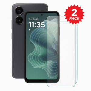 F�r Motorola Moto G35 2x 2.5D 0,26 mm Display 9H Hart Glas Schutz