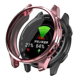 F�r Garmin Approach S50 Full Cover TPU Electroplated Smart Watch Schutz H�lle