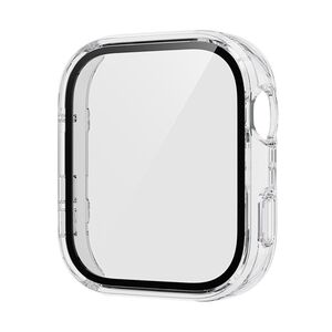 F�r Huawei Watch Fit 4 Kunststoff PC H�lle + 9H Hart Glas Transparent