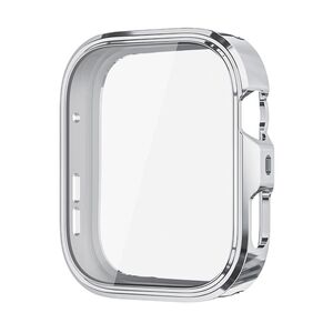 Fr Huawei Watch Fit 4 Pro Electroplated Full Cover TPU Hlle Silber