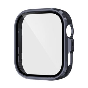 F�r Huawei Watch Fit 4 Pro Kunststoff PC H�lle + 9H Hart Glas Blau