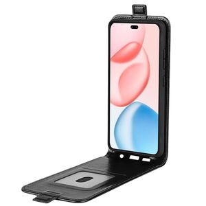 F�r Honor 400 Pro Vertikale Kunstleder Flip Schutz H�lle Cover Schwarz