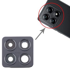 Fr Xiaomi 14T Pro Kamera Linse Abdeckung Reparatur Ersatzteil Schwarz