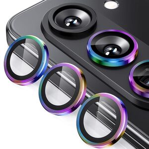 F�r Samsung Galaxy Z Fold7 5G Aluminium Ring + 9H Hart Glas Bunt