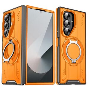 Fr Samsung Galaxy Z Fold7 5G MagSafe 360 Grad Ringhalter Hlle Orange