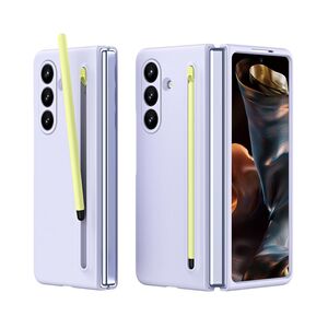 F�r Samsung Galaxy Z Fold7 5G Skinfeel H�lle mit Stifthalterung Lila