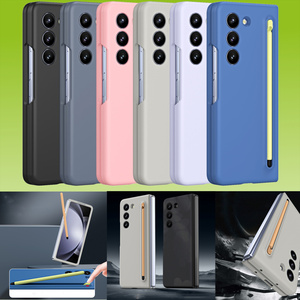 F�r Samsung Galaxy Z Fold7 5G Skinfeel Design Schutz H�lle mit Stifthalterung