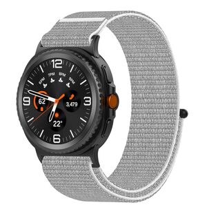 F�r Samsung Galaxy Watch 8 / 8 Classic / Ultra 2 Nylon Arm Band Grau
