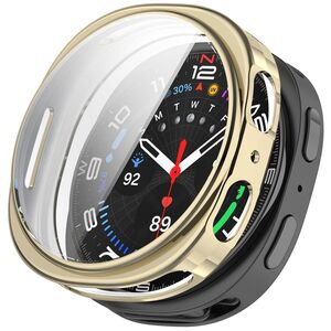 Fr Samsung Galaxy Watch 8 40mm Electroplated Full TPU Hlle Gold