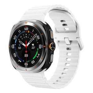 F�r Samsung Galaxy Watch 8 / 8 Classic Design Silikon Armband Gr��e: L