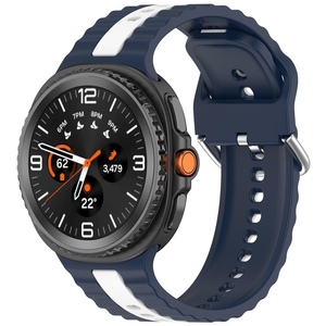 Fr Samsung Galaxy Watch 8 / 8 Two Color Silikon Smart Watch Armband