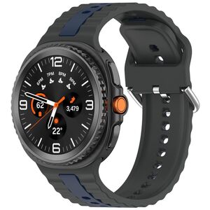 Fr Samsung Galaxy Watch 8 / 8 Two Color Silikon Smart Watch Armband