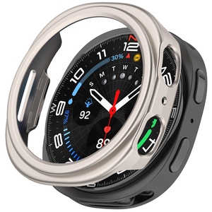 Bumper Kunststoff halbseitig f�r Samsung Galaxy Watch 9 8 44mm Beige