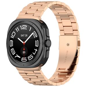 Fr Samsung Galaxy Watch 8 / 8 Classic Edelstahl Arm Band Rose Gold