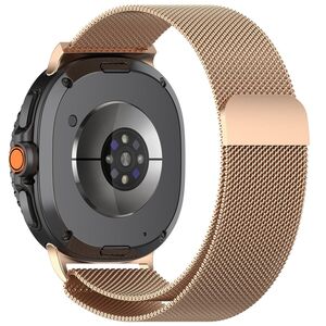 Fr Samsung Galaxy Watch 8 / 8 Classic Metall Mesh Armband Rose Gold