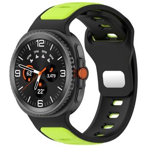 Fr Samsung Galaxy Watch 8 / 8 Classic Two Color Silikon Armband