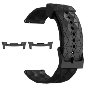 F�r Samsung Galaxy Watch 8 / 8 Classic / Ultra 2 Silikon Band Schwarz