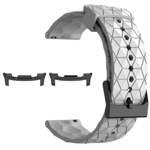 F�r Samsung Galaxy Watch 8 / 8 Classic / Ultra 2 Silikon Armband Wei�