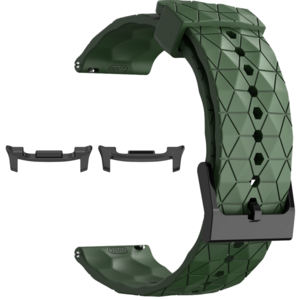 F�r Samsung Galaxy Watch 8 / 8 Classic / Ultra 2 Silikon Band D- Gr�n