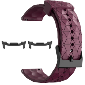 F�r Samsung Galaxy Watch 8 / 8 Classic / Ultra 2 Silikon Band Weinrot