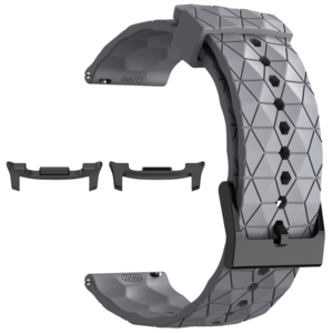 F�r Samsung Galaxy Watch 8 / 8 Classic / Ultra 2 Silikon Arm Band Grau