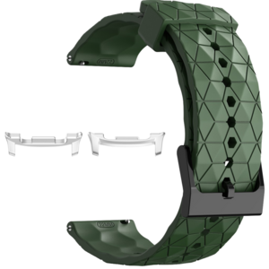 F�r Samsung Galaxy Watch 8 / 8 Classic / Ultra 2 Silikon Band D- Gr�n