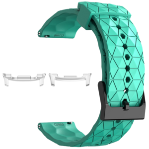 F�r Samsung Galaxy Watch 8 / 8 Classic / Ultra 2 Silikon Arm Band Aqua