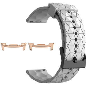 F�r Samsung Galaxy Watch 8 / 8 Classic / Ultra 2 Silikon Armband Wei�