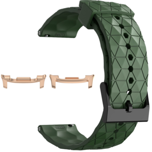 F�r Samsung Galaxy Watch 8 / 8 Classic / Ultra 2 Silikon Band D- Gr�n