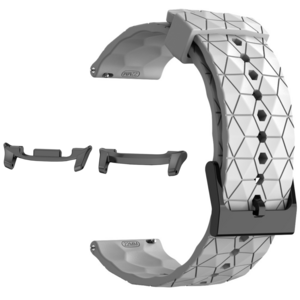 Fr Samsung Galaxy Watch 8 / 8 Classic / Ultra 2 Silikon Armband Wei