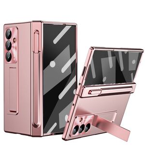 F�r Samsung Galaxy Z Fold7 5G H�lle Stand Stifthalter u. Stift Pink